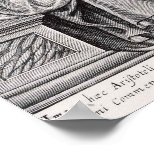 Poster Aristote (Coin)
