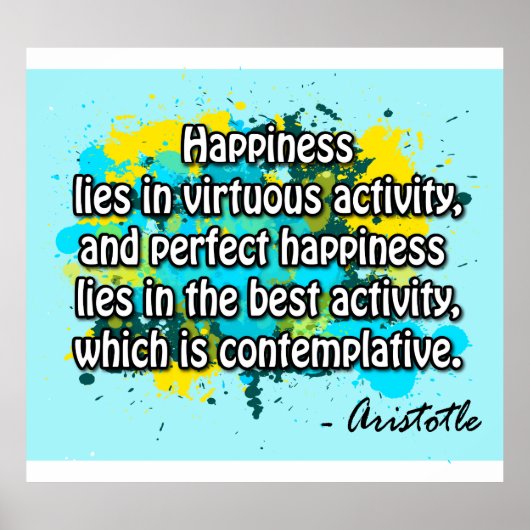 Poster Aristote (Devant)