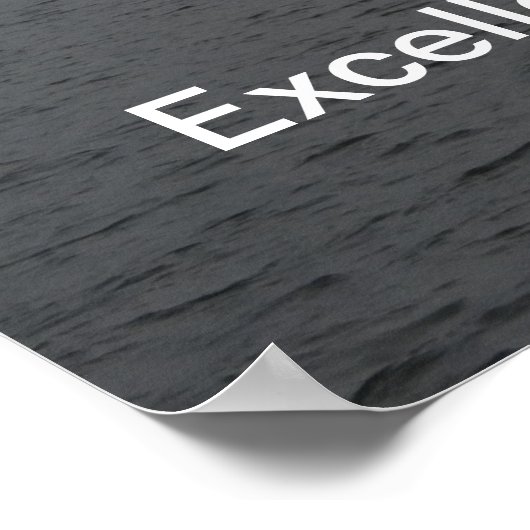 Poster Aristote - Excellence (Coin)