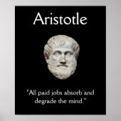 Poster Aristote - Jobs Working Mind Citation (Devant)
