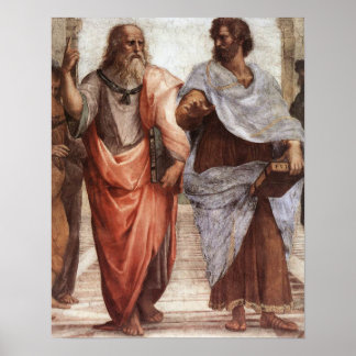 Poster Aristote Plato