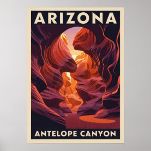 Poster Arizona Antelope Canyon National Park V01