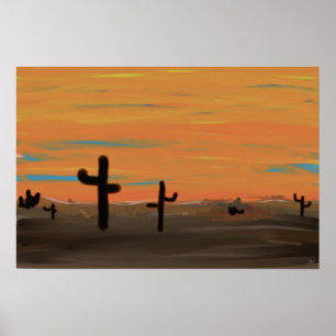 Poster Arizona Cactus