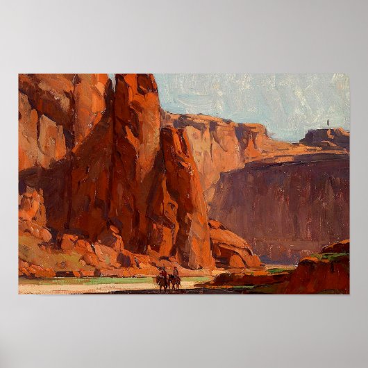 Poster « Arizona Canyon » par Edgar Payne (Devant)
