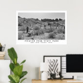 Poster Arizona Desert Picacho Peak State Park Exploration (Bureau à domicile)