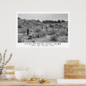 Poster Arizona Desert Picacho Peak State Park Exploration (Cuisine)