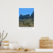 Poster Arizona Desert Picacho Peak State Park Imprimer (Cuisine)