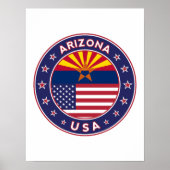 Poster Arizona, États-Unis (Devant)