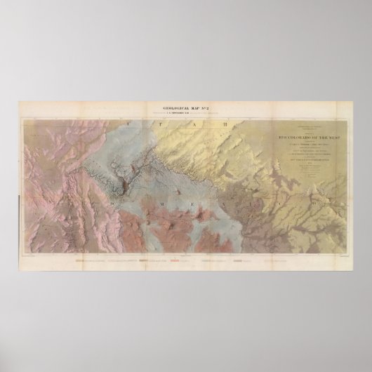 Poster Arizona Grand Canyon (Devant)