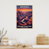 Poster Arizona Grand Canyon National Park V02 (Cuisine)