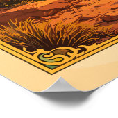 Poster Arizona Monument Valley Vintage (Coin)
