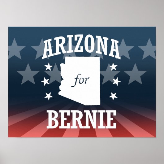 POSTER ARIZONA POUR BERNIE SANDERS (Devant)