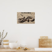 Poster Arizona Sidewinder Rattlesnake (Cuisine)