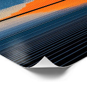 Poster Arizona, style minimaliste (Coin)