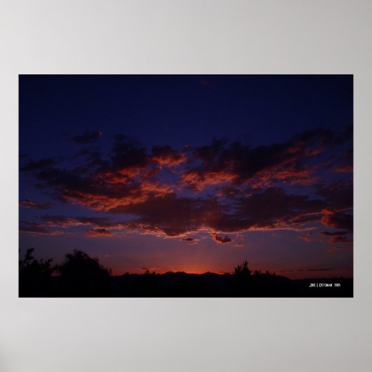 Poster Arizona Sunset 14 (Devant)