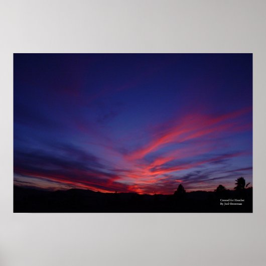 Poster Arizona Sunset 67 [pour Heather] (Devant)