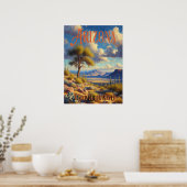 Poster Arizona Terre de contrastes Paysage (Cuisine)