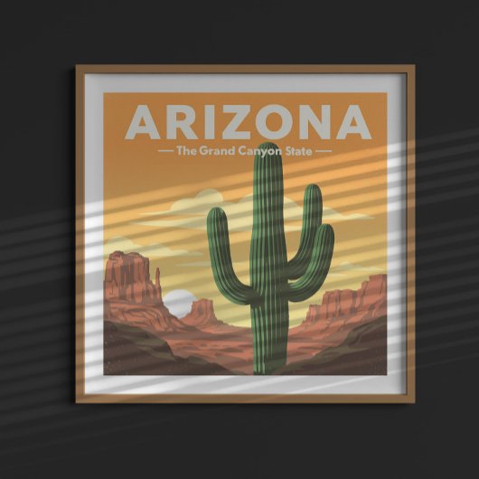 Poster Arizona vintage