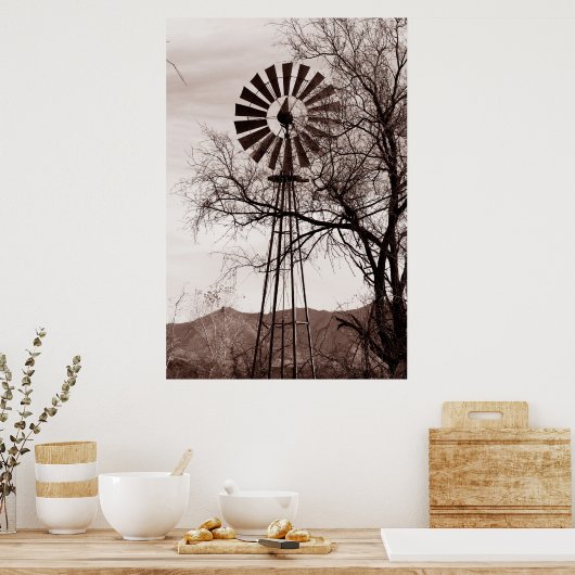 Poster Arizona Windmill (Cuisine)