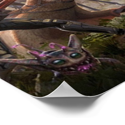 Poster ARK Survival Évolution Dinosaur Zone de guerre (Coin)