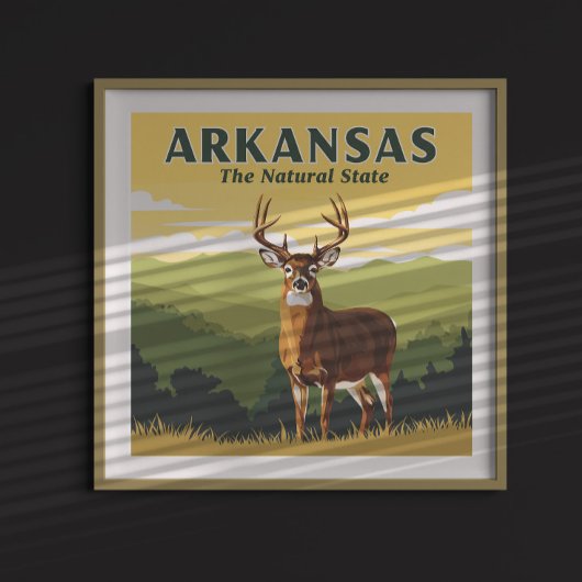 Poster Arkansas vintage