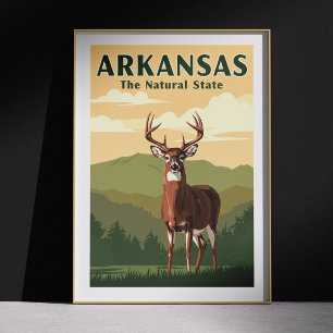 Poster Arkansas vintage