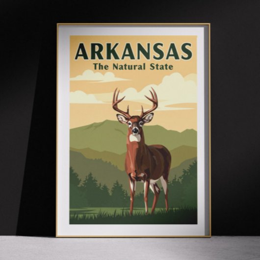 Poster Arkansas vintage