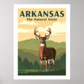Poster Arkansas vintage (Devant)