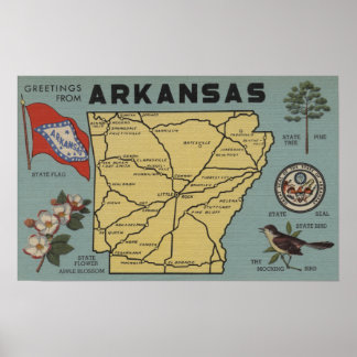 Poster ArkansasGrandes lettres ScènesArkansas 2