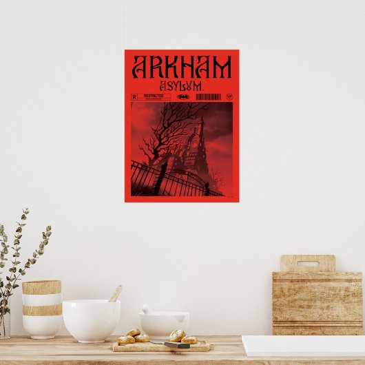 Poster Arkham Asylum : Restreint (Cuisine)