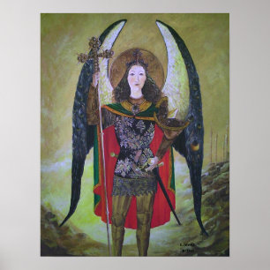 Poster Arkhangel Michael par S Lewis