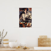 Poster Arlequin avec guitare, 1917 (Cuisine)