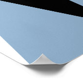 Poster Arlequin Diamond Motif - Bleu et Dusty Lilac (Coin)