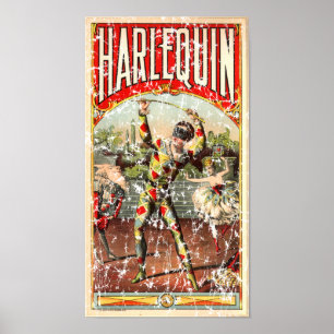 Poster Arlequin - en détresse