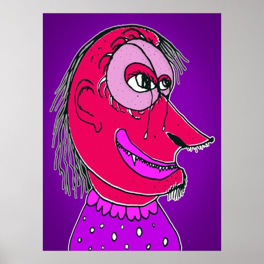 Poster Arlequin mutant (Devant)