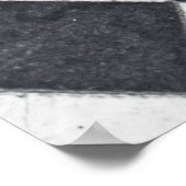 Poster Arlequin noir et blanc (Coin)