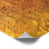 Poster Arles Vue des champs de blé. Vincent van Gogh (Coin)