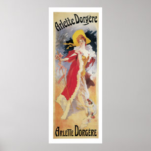 Poster Arlette Dorgere, 1904 Art Nouveau
