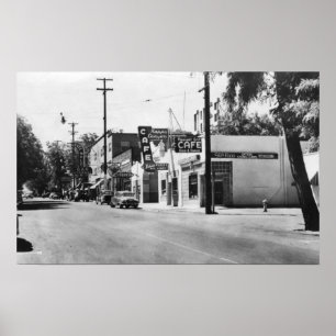 Poster Arlington, Oregon Main Street View Photographie