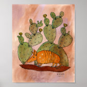 Poster Armadillo du Texas (Devant)