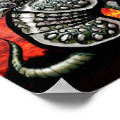 Poster Armadillos Red Sky (Coin)