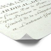 Poster Armand Jean Duplessis, Cardinal, Duc de Richelieu (Coin)