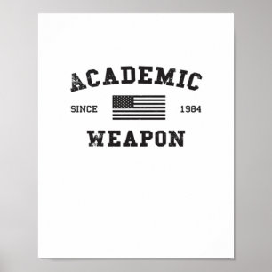 Poster Arme académique classique drôle mème