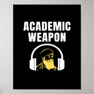 Poster Arme Académique - Classique Inspirant Drôle