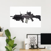 Poster Arme automatique G36 (Bureau à domicile)