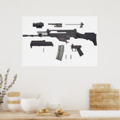 Poster Arme automatique G36 (Cuisine)