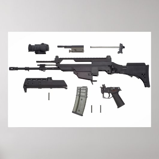 Poster Arme automatique G36 (Devant)