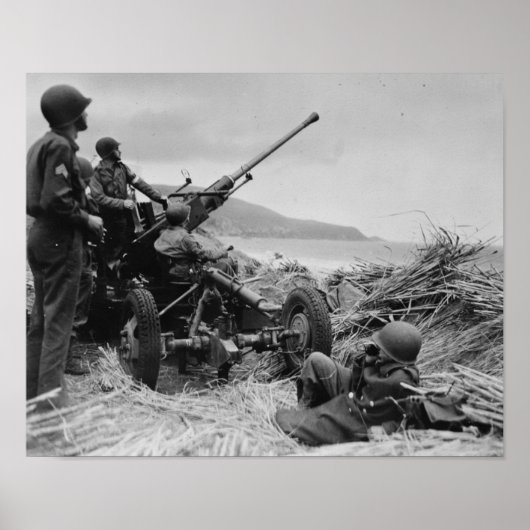 Poster Arme de combat Bofors AA (Devant)
