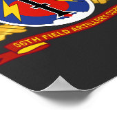 Poster Armée - 56e Commandement de l'artillerie de campag (Coin)