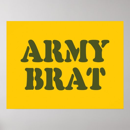 POSTER ARMÉE BRAT (Devant)
